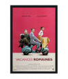 Poster Vacances Romaines - A Princesa e O Plebeu - Audrey Hepburn - Vintage - Filmes