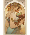 Poster Afons Maria Mucha - Fruit - 1897 - Obras de Arte