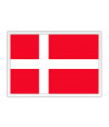 Poster Bandeira da Dinamarca