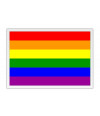 Poster Bandeira Arco Íris - Símbolo LGBT - Gay Pride