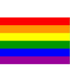 Poster Bandeira Arco Íris - Símbolo LGBT - Gay Pride