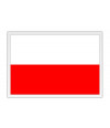 Poster Bandeira da Polônia