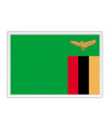 Poster Bandeira da Zâmbia