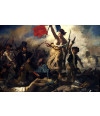 Poster A Liberdade Guiando o Povo Eugene Delacroix - Obras de Arte