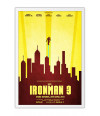 Poster Iron Man Homem Ferro Minimalista
