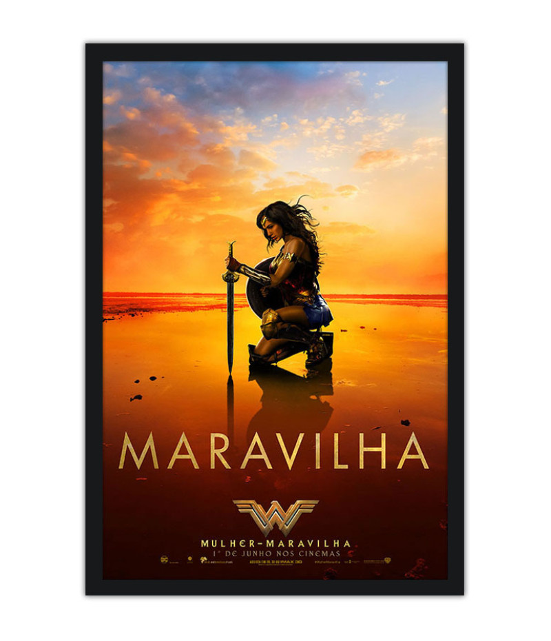 Poster Wonder Woman Mulher Maravilha
