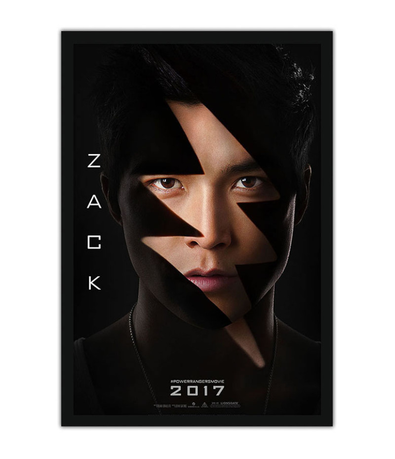 Poster Power Rangers Preto