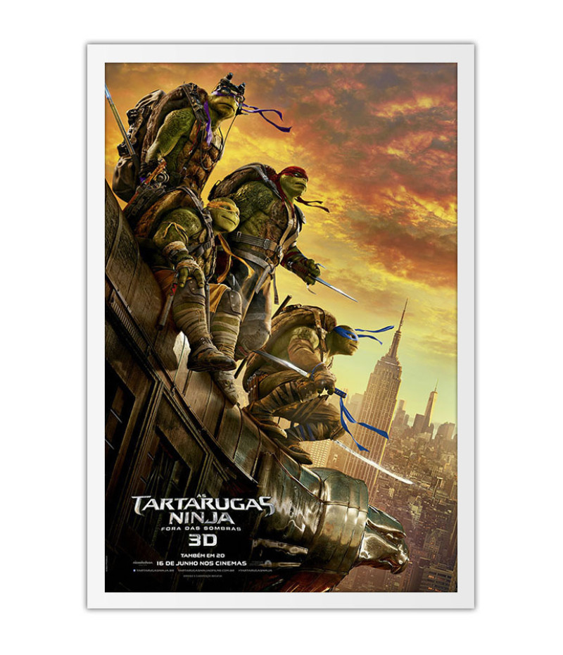 Poster Tartarugas Ninjas Teenage Mutant Ninja Turtles Out Of The Shadows