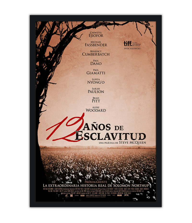 Poster 12 Anos De Escravidão