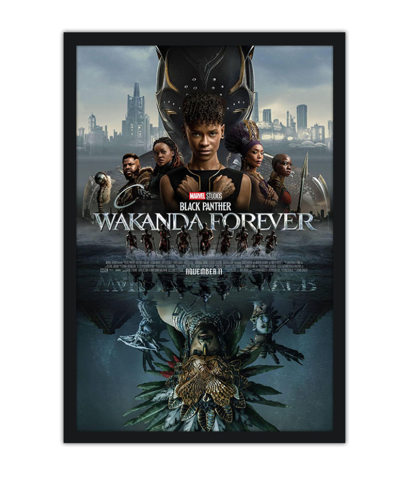 Poster Black Panther: Wakanda Forever - Pantera Negra: Wakanda Para Sempre - Marvel - Filmes