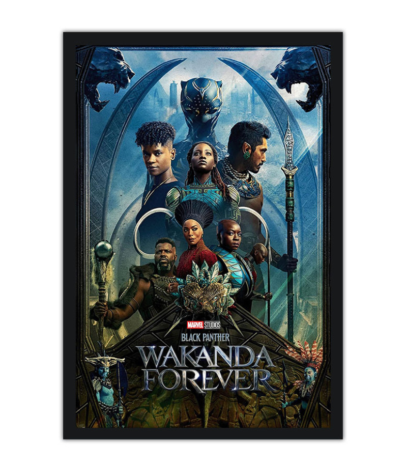 Poster Black Panther: Wakanda Forever - Pantera Negra: Wakanda Para Sempre - Marvel - Filmes