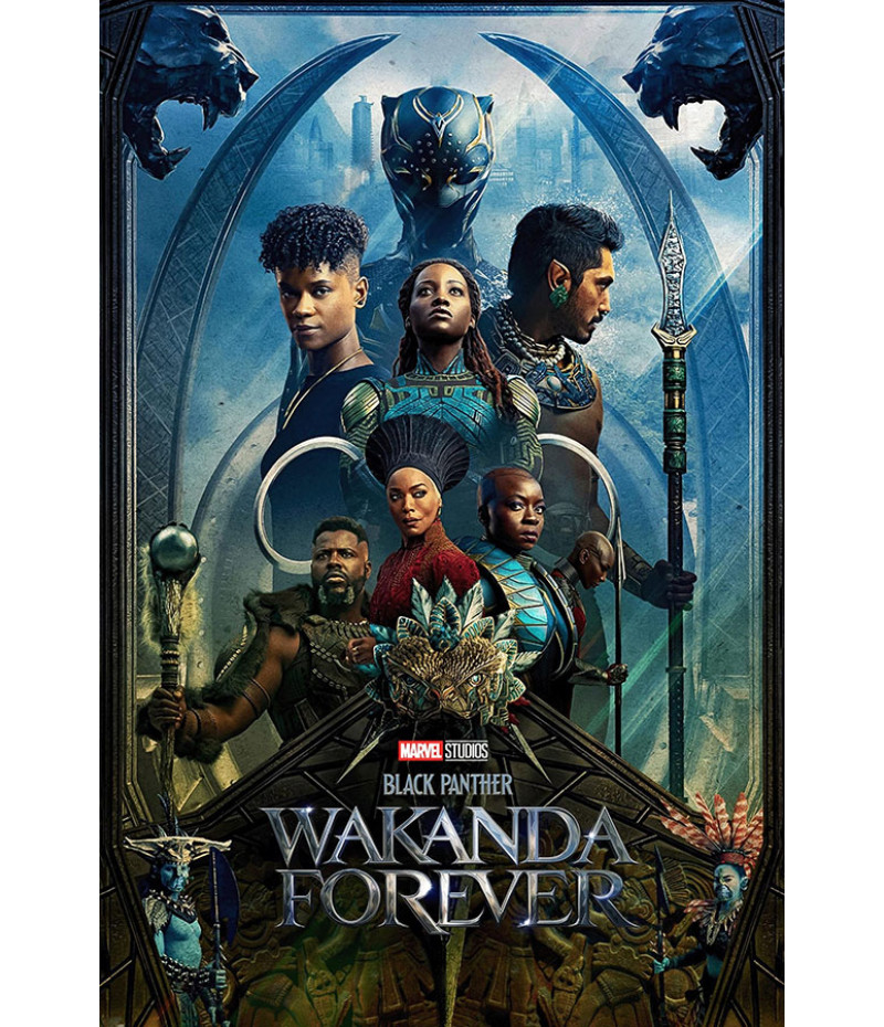 Poster Black Panther: Wakanda Forever - Pantera Negra: Wakanda Para Sempre - Marvel - Filmes
