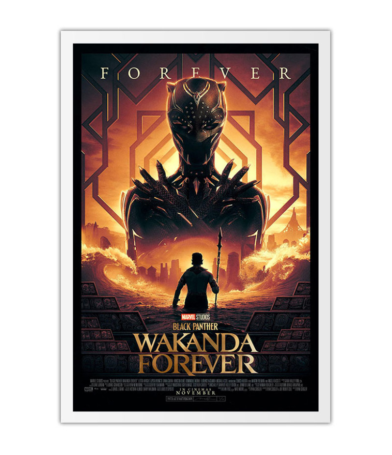 Poster Black Panther: Wakanda Forever - Pantera Negra: Wakanda Para Sempre - Marvel - Filmes