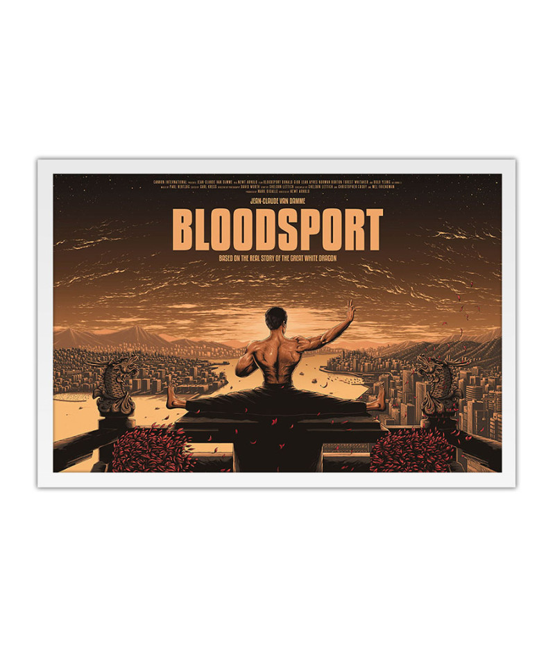 Poster Bloodsport - O Grande Dragão Branco - Jean-Claude Van Damme - Filmes