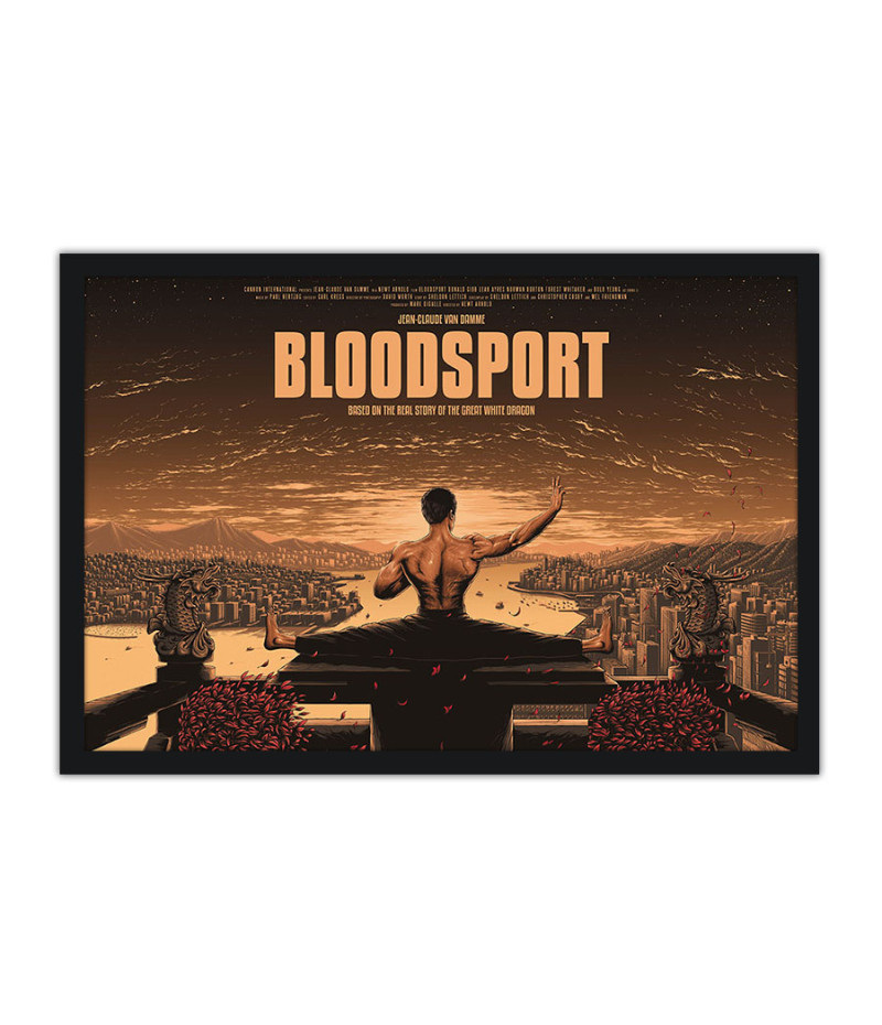 Poster Bloodsport - O Grande Dragão Branco - Jean-Claude Van Damme - Filmes