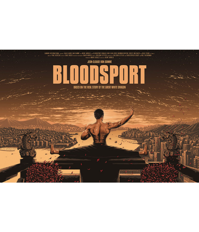 Poster Bloodsport - O Grande Dragão Branco - Jean-Claude Van Damme - Filmes
