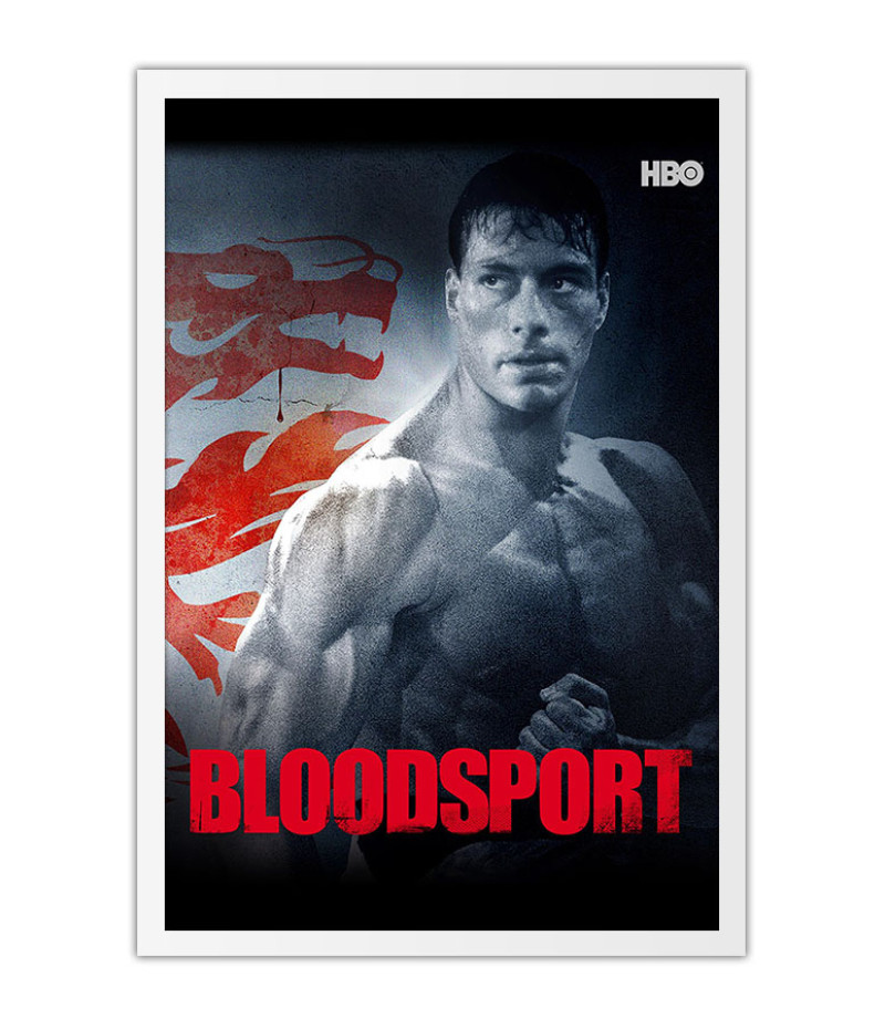 Poster Bloodsport - O Grande Dragão Branco - Jean-Claude Van Damme - Filmes