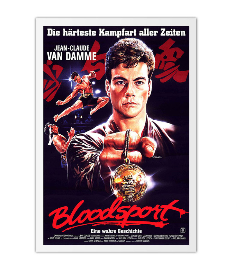 Poster Bloodsport - O Grande Dragão Branco - Jean-Claude Van Damme - Filmes
