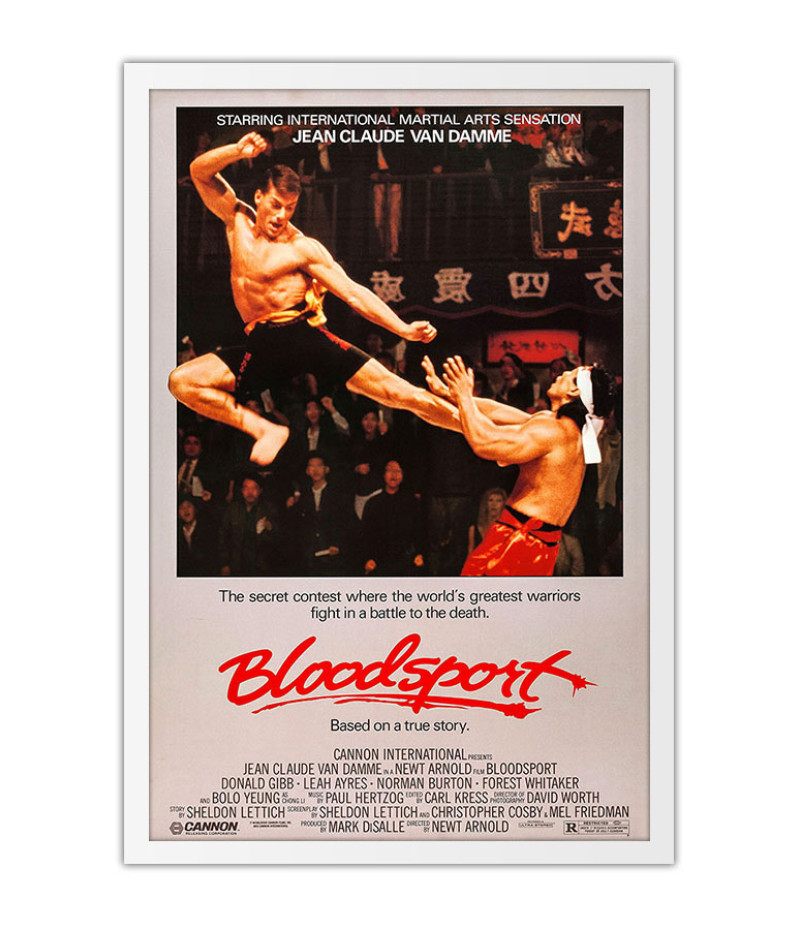 Poster Bloodsport - O Grande Dragão Branco - Jean-Claude Van Damme - Filmes