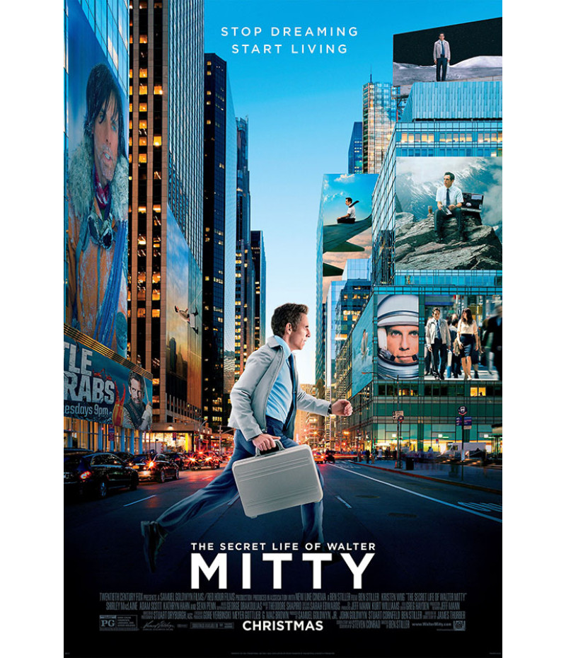 Poster A Vida Secreta De Walter Mitty