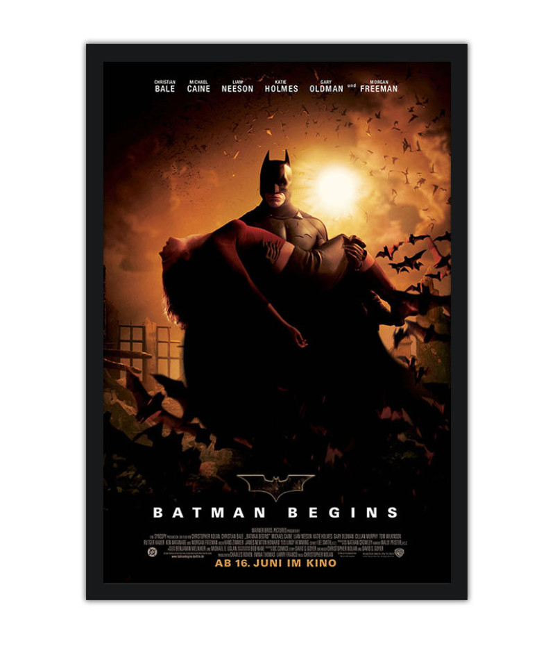 Poster Batman Begins - Christian Bale