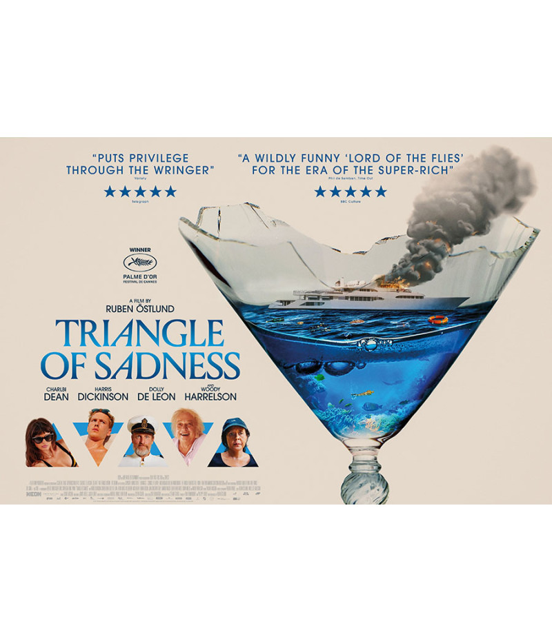 Poster Triângulo da Tristeza - Triangle Of Sadness - Filmes