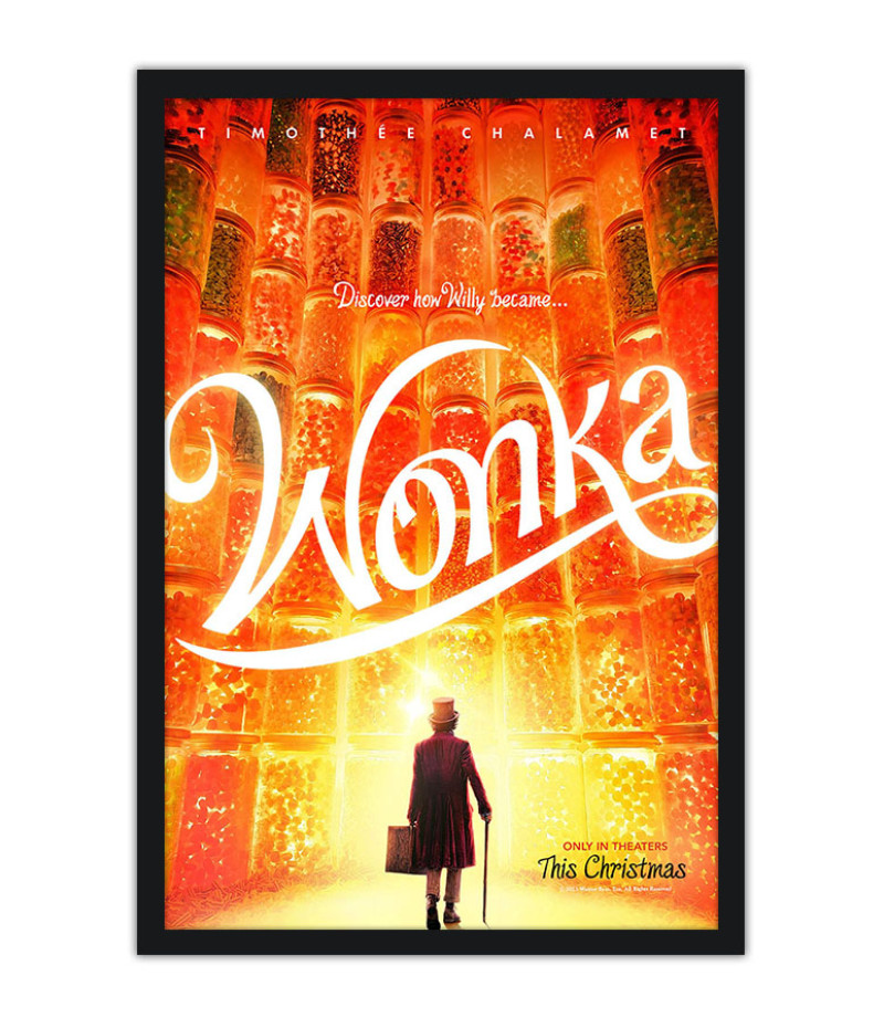 Poster Wonka - Musical - Timothee Chalamet - Filmes