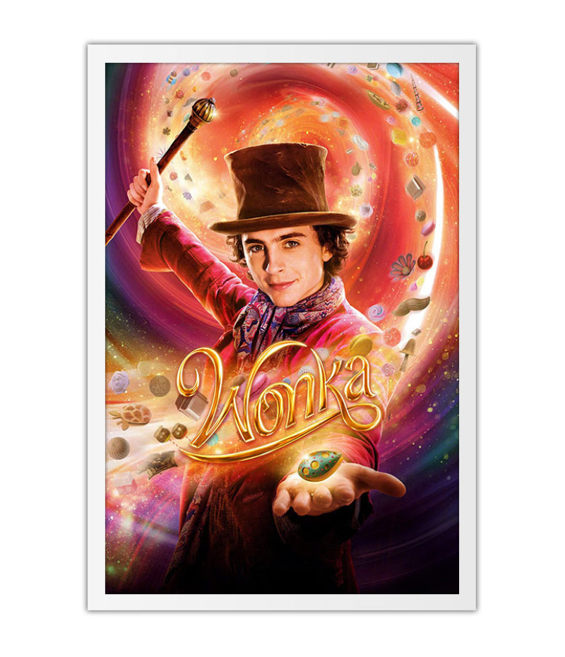Poster Wonka - Musical - Timothee Chalamet - Filmes