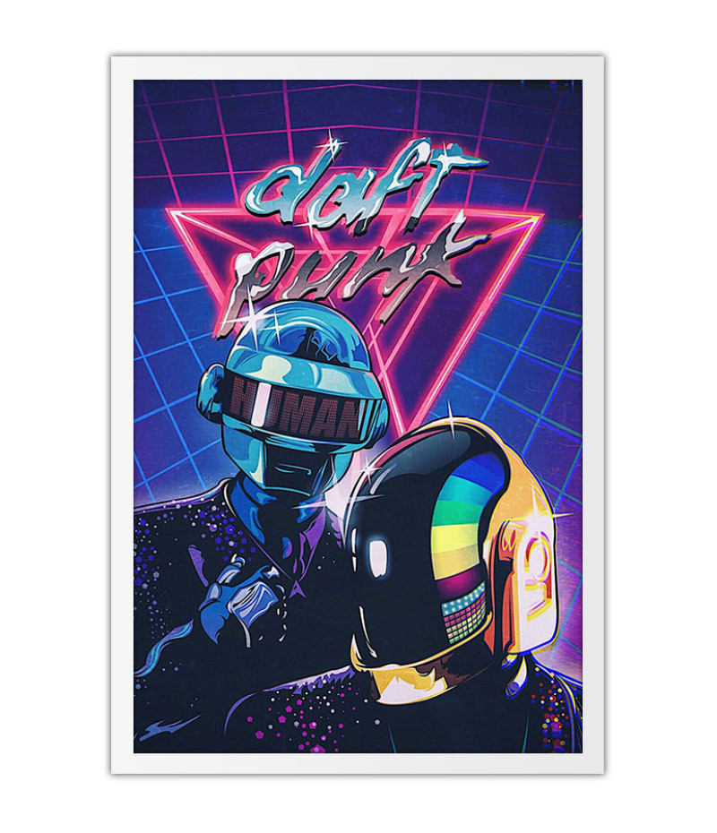 Poster Daft Punk - Artistas Pop