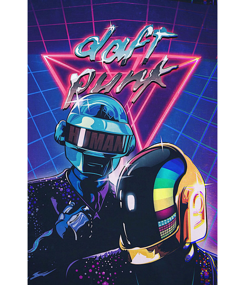 Poster Daft Punk - Artistas Pop