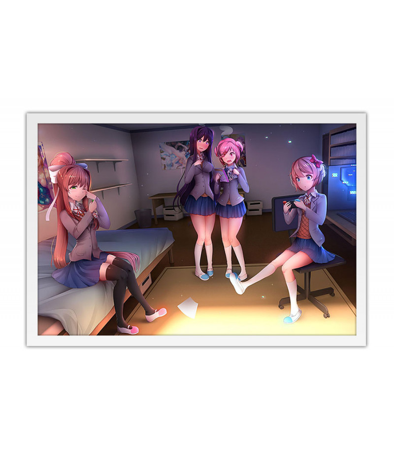Poster Doki Doki Literature Club - Games