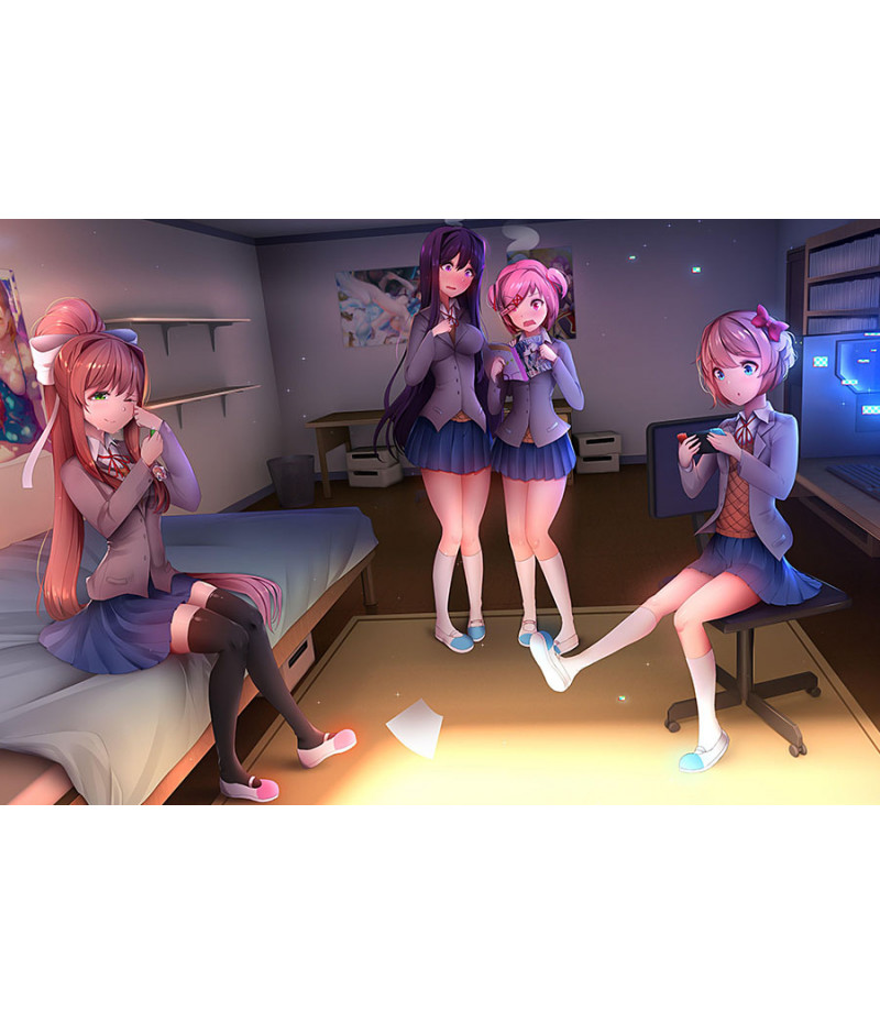 Poster Doki Doki Literature Club - Games