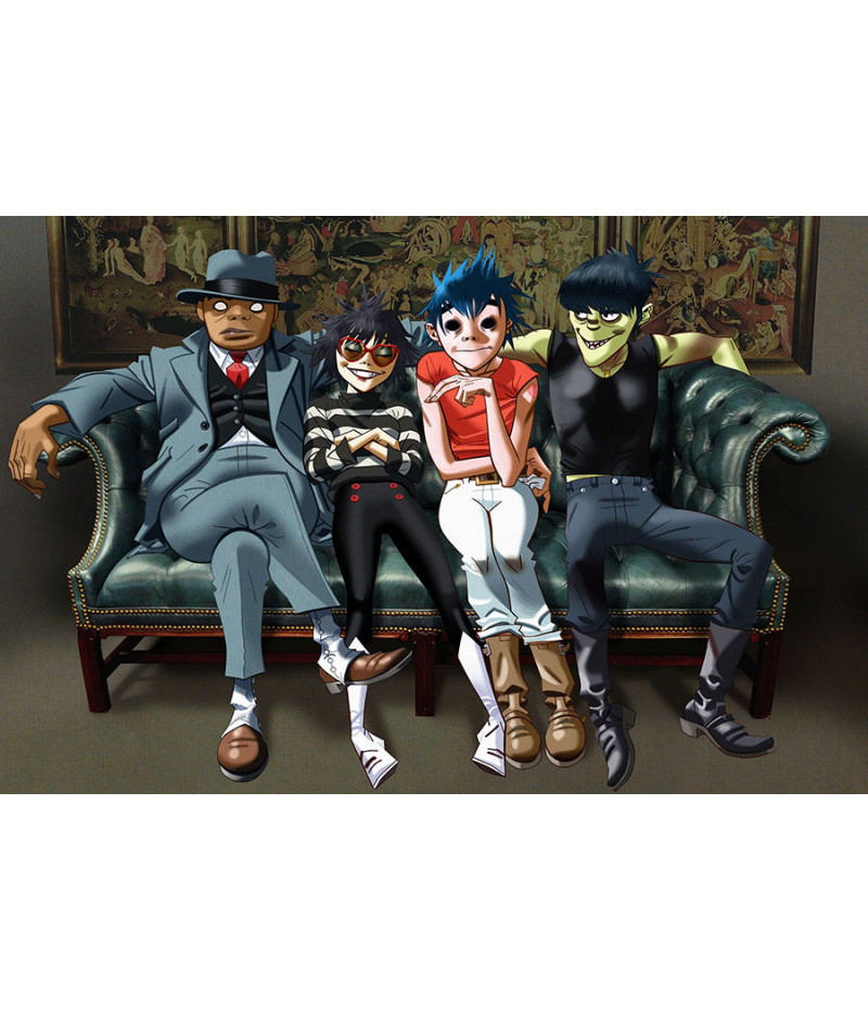 Poster Gorillaz - Bandas de Rock - Artistas Pop - Uau Posters