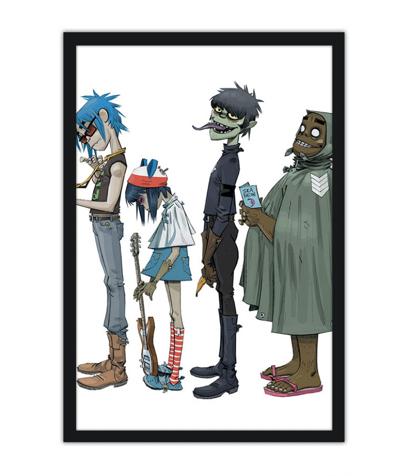 Poster Gorillaz - Bandas de Rock - Artistas Pop - Uau Posters