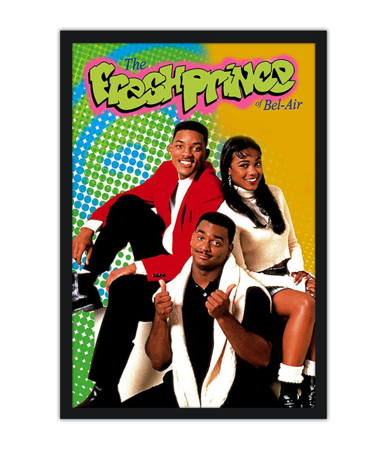 Poster Um Maluco No Pedaço - Will Smith - The Fresh Prince Of Bel Air - Séries
