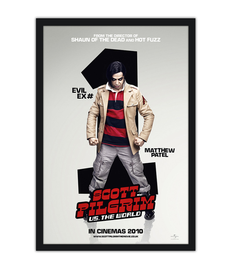 Poster Scott Pilgrim Contra O  Mundo