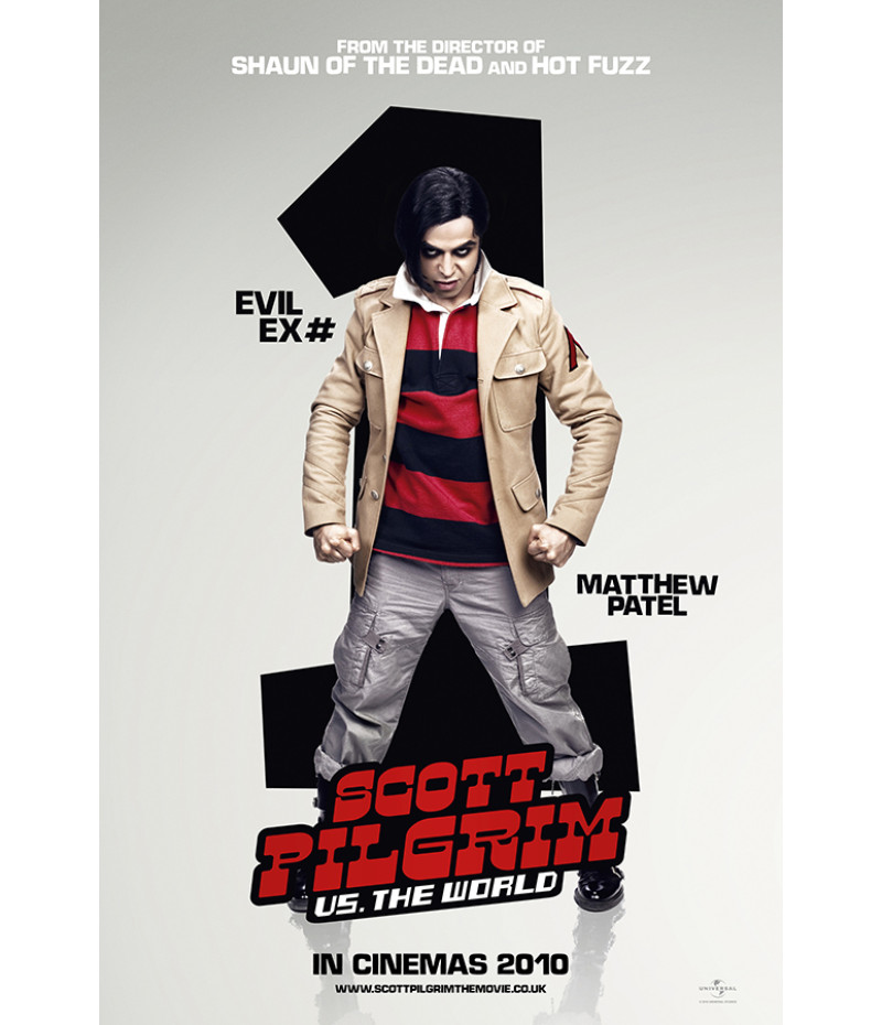 Poster Scott Pilgrim Contra O  Mundo