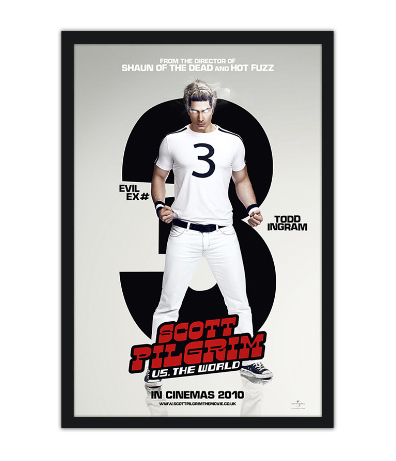 Poster Scott Pilgrim Contra O  Mundo