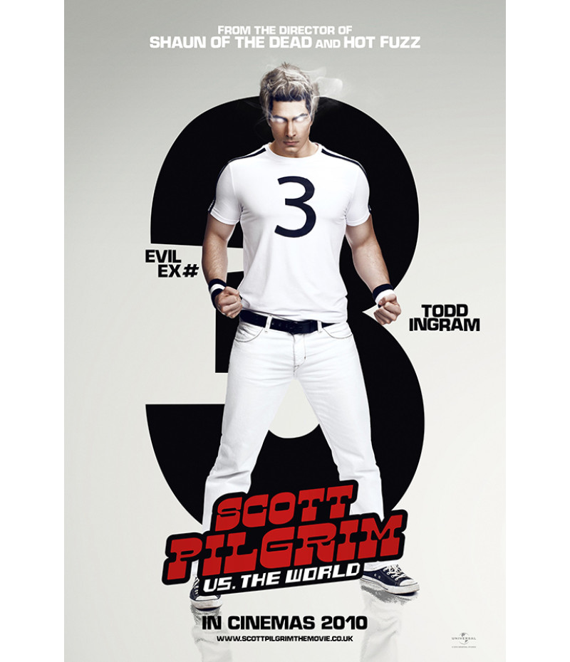 Poster Scott Pilgrim Contra O  Mundo