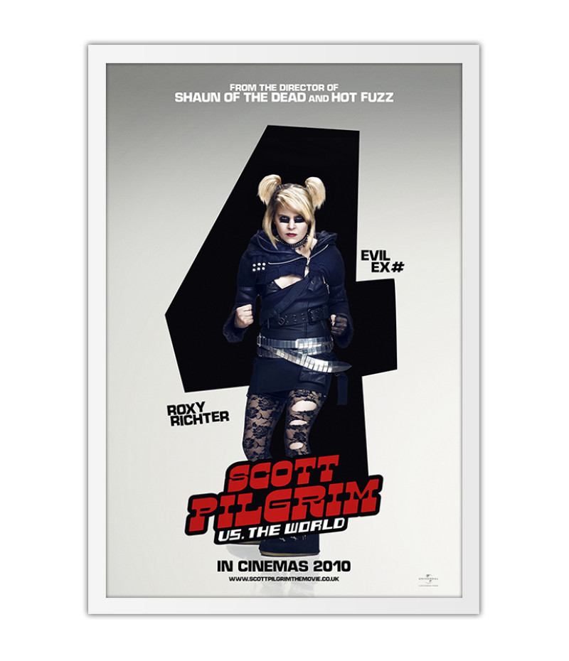 Poster Scott Pilgrim Contra O  Mundo