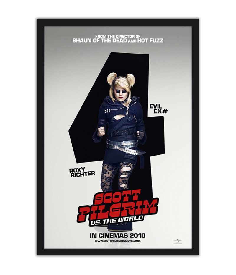 Poster Scott Pilgrim Contra O  Mundo