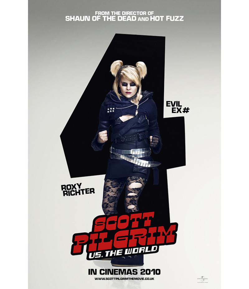 Poster Scott Pilgrim Contra O  Mundo