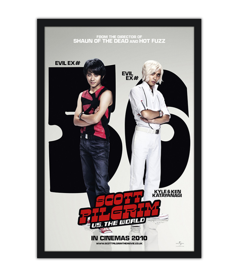 Poster Scott Pilgrim Contra O  Mundo