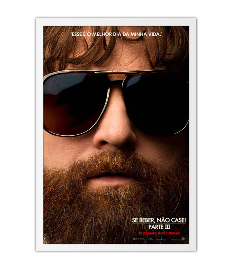 Poster Se Beber, Nao Case- Parte III