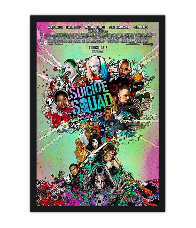Poster Suicide Squad Esquadrao Suicida