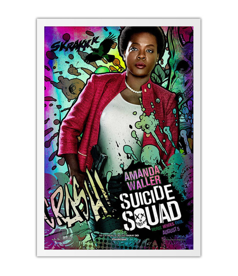 Poster Suicide Squad Esquadrao Suicida Amanda Waller