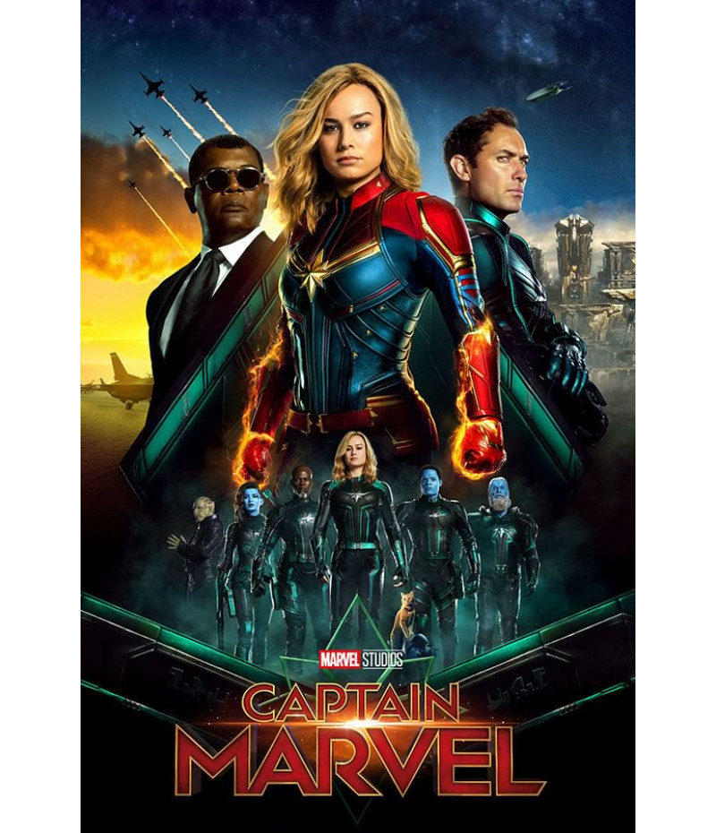 Poster Capitã Marvel - Filmes - Uau Posters