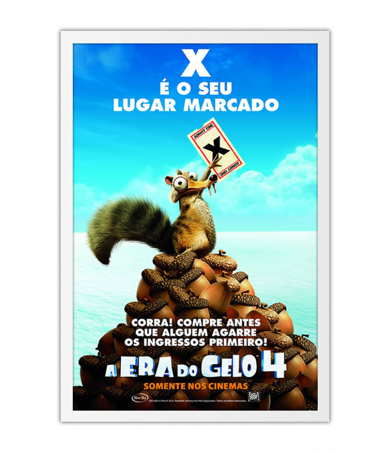 Poster A Era do Gelo 4 - Infantil