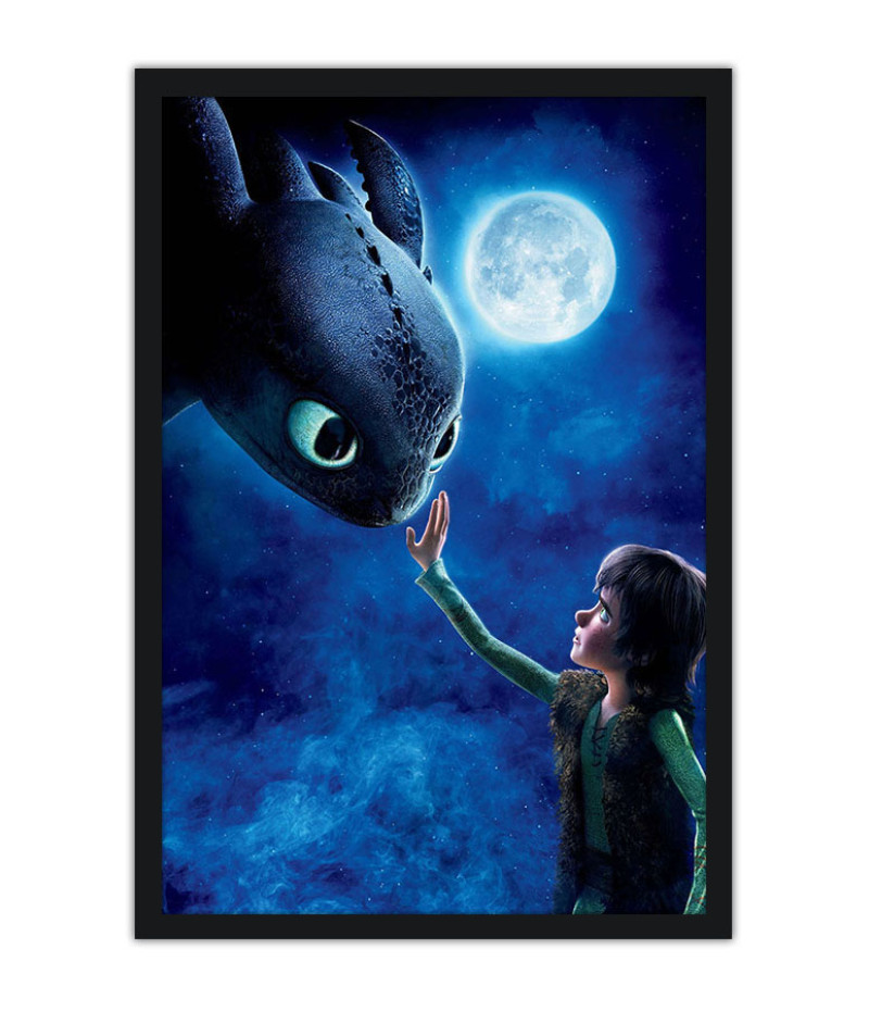 Poster Como Treinar O Seu Dragão - Infantil