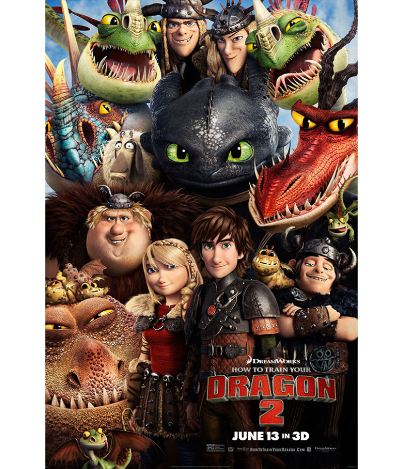 Poster Como Treinar seu Dragão 2